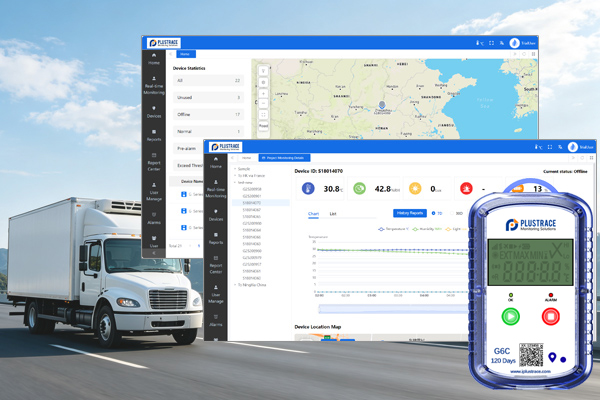Der 4G-Echtzeit-Temperaturtracker ermöglicht die Echtzeitüberwachung des Medikamentenstatus